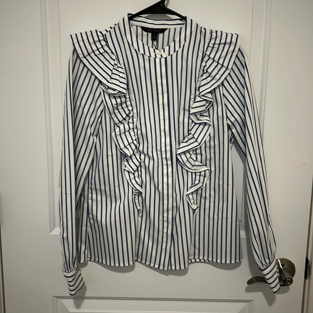 Banana Republic Button Down Striped Shirt